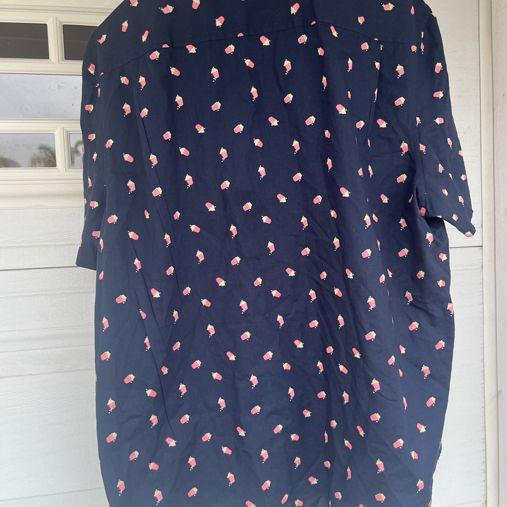 Sz XXL An Original Penguin Popcorn Novelty Button Down Shirt